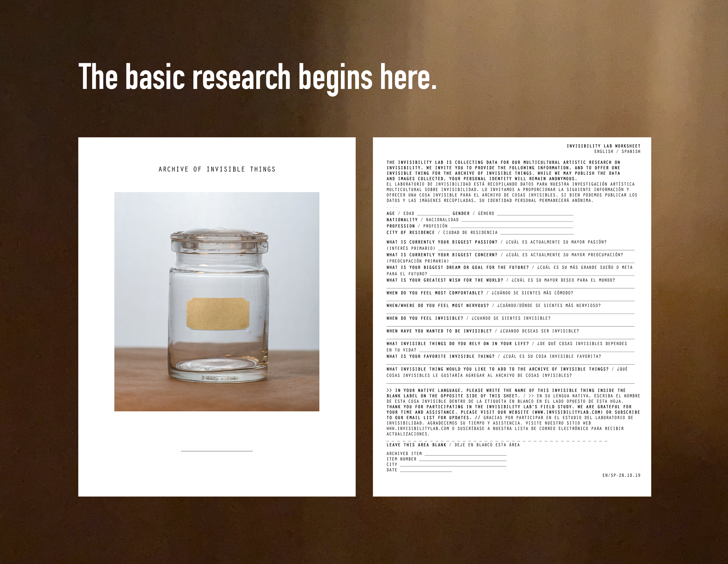The Archive of Invisible Things – INVISIBILITY LAB